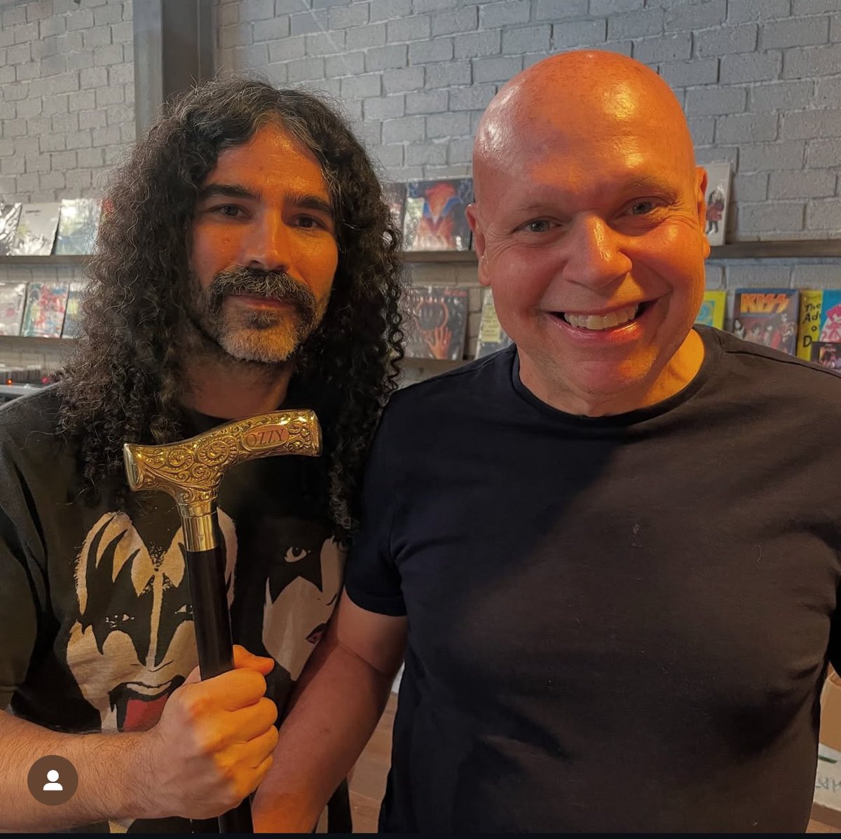 With my long time friend Alex Rodriguez at Record Safari in Los Feliz