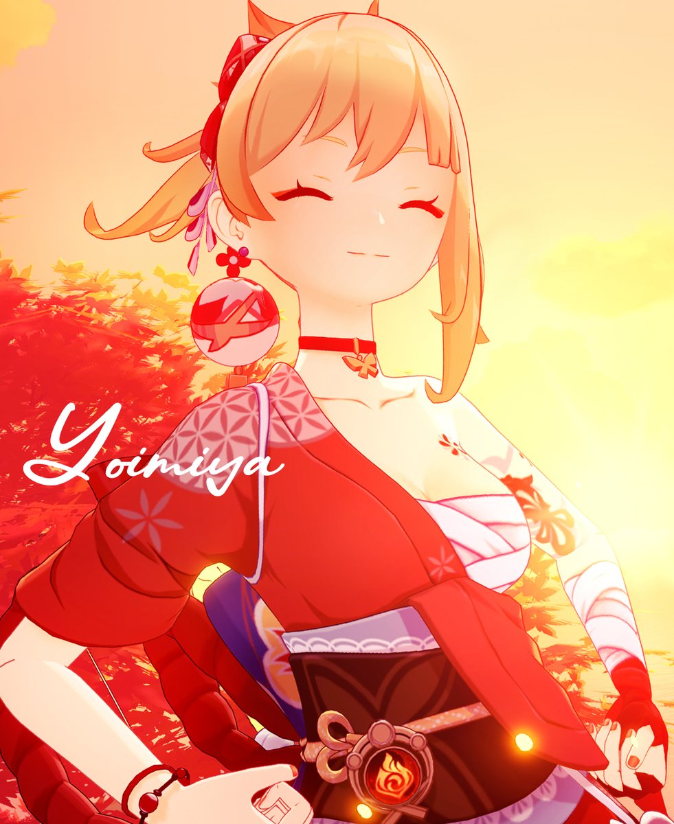 おめでとう🎆💕 #宵宮生誕祭2025 #宵宮 #Yoimiya #原神 #GenshinImpact #原神写真部