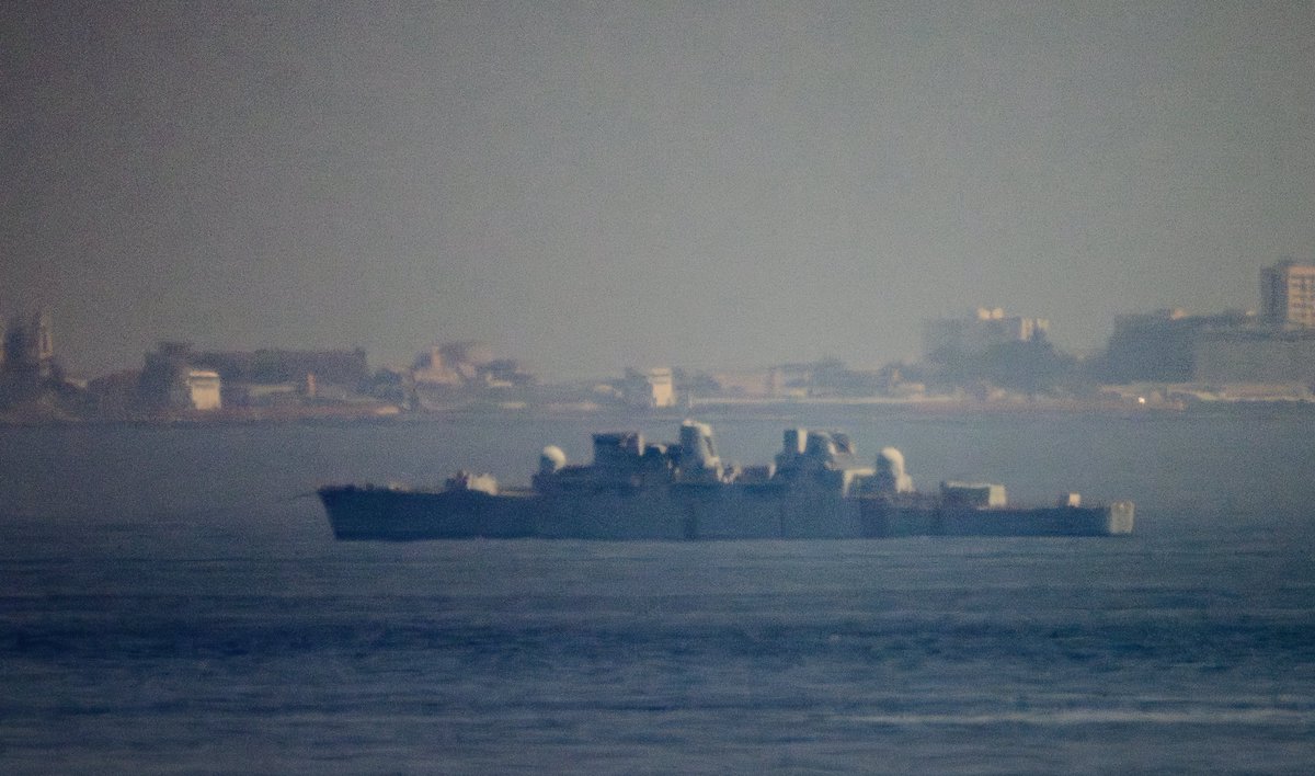 Navy Lookout (@navylookout) on Twitter photo Ex-HMS Bristol passing through the Strait of Gibraltar today on her way to the scrapyard in Turkey.
The only Royal Navy warship currently in the Mediterranean ...😬
Via <a href="/dparody/">David Parody 🇬🇮</a> Ex-HMS Bristol passing through the Strait of Gibraltar today on her way to the scrapyard in Turkey.
The only Royal Navy warship currently in the Mediterranean ...😬
Via <a href="/dparody/">David Parody 🇬🇮</a>
