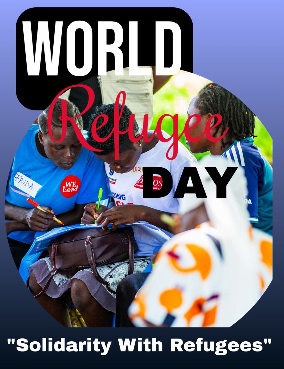 #WorldRefugeeDay; we stand in #solidaritywithRefugees. We celebrate the resilience &amp; contributions of our PeerPals affected by displacement under the #WeLeadProject and #TheGuidanceProgramme 
"Refugees are not just statistics; they are individuals with stories, hopes,&amp;dreams.