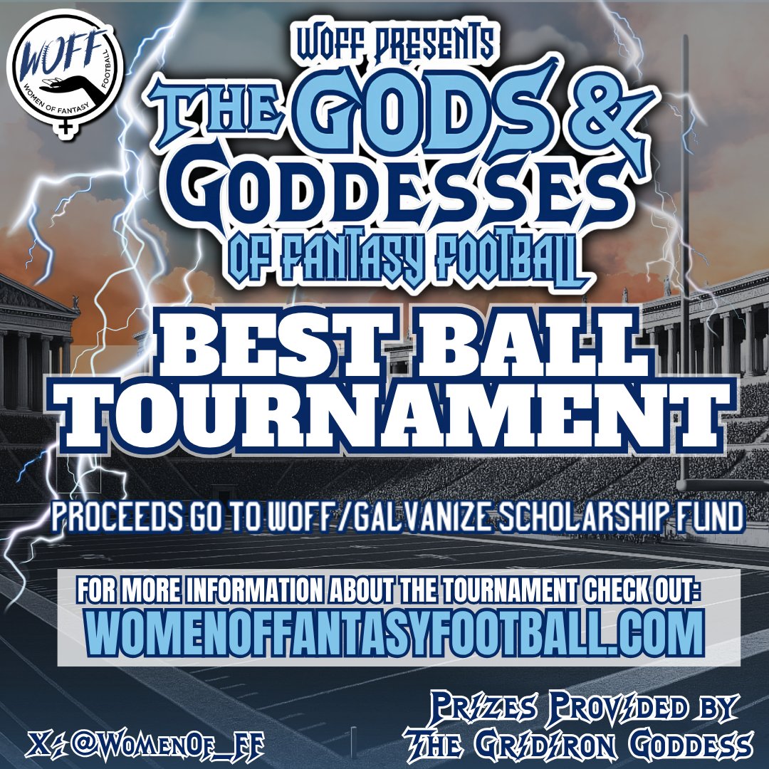🚨 ANNOUNCEMENT TIME 🚨

We had such a great response to the first round of Gods/Goddesses, that it only made sense to give you all MORE GODS &amp; GODDESSES! ⚡️

Are you ready for SIX MORE ANALYSTS to try and take down in this tournament?! 💪

#WOFF