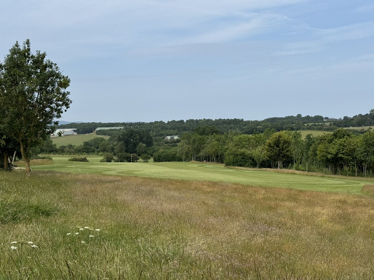 adyb2013's tweet image. Golf Course is getting close to where we want it, lots still to improve on though. Love seeing the contrast when the long rough goes to seed 🌱