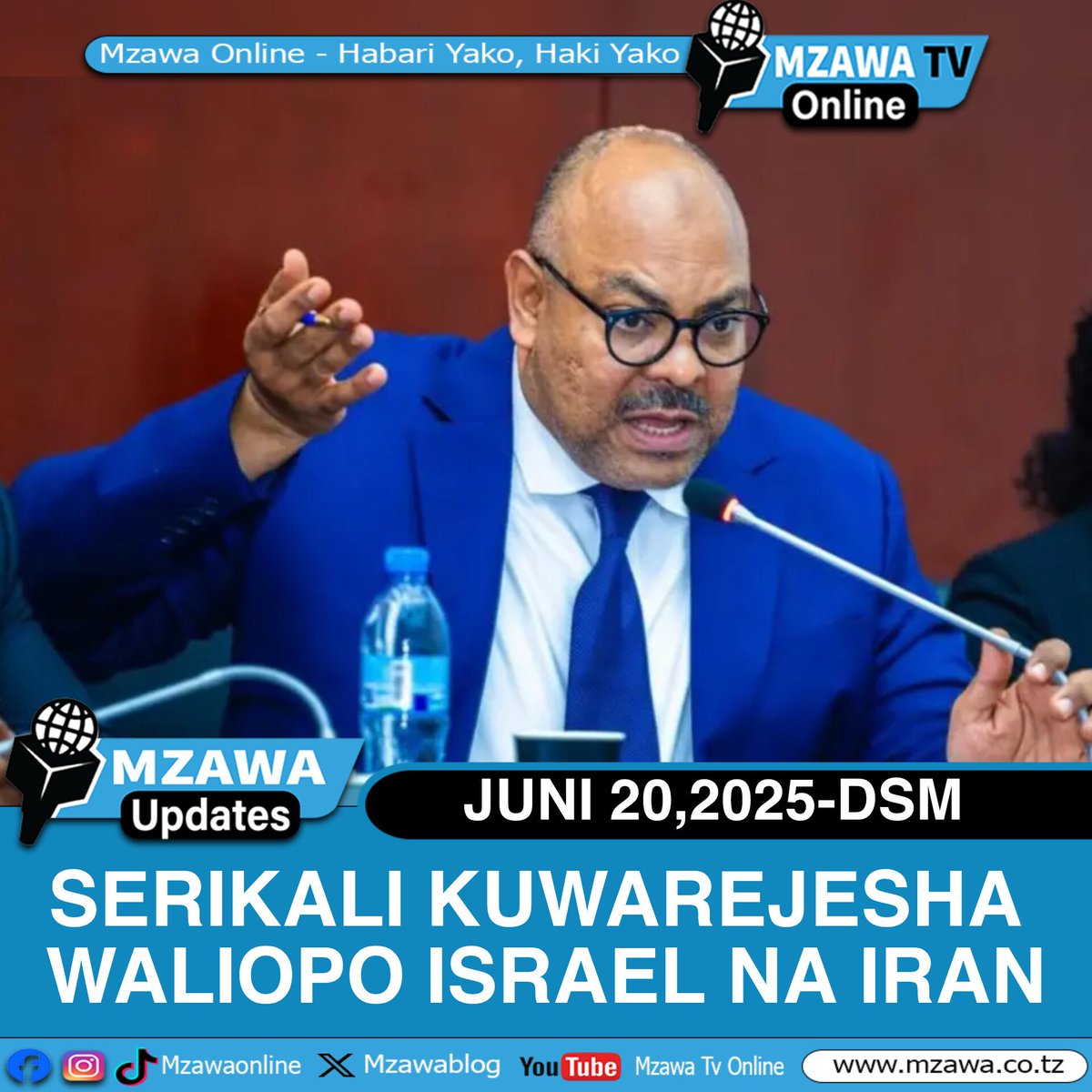 Serikali ya imesema Watanzania waliopo nchini Israel na Iran wapo salama, kufuatia mataifa hayo kushambuliana kwa makombora kwa muda wa wiki moja sasa.

Kwa mujibu wa taarifa iliyotolewa na Wizara ya Mambo ya Nje Juni 19,2025 imeeleza kuwa hatua za haraka zimeanza kuchukuliwa ili