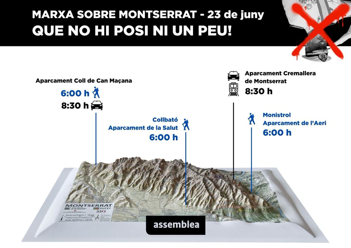 Marxa sobre Montserrat. Que no hi posi ni un peu!
unilateral.cat/2025/06/20/mar…