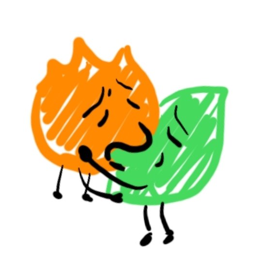 sage_shrimp's tweet image. 혈육이 자꾸 불이랑 이파리 그려달래서 그려줌.. 난 얘네 잘 모른다고..
