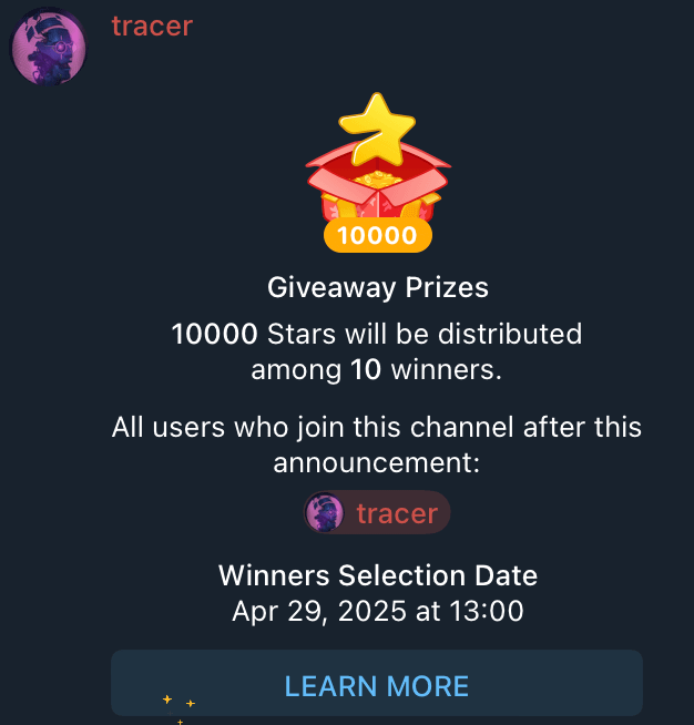 I share my calls and host $1,000+ giveaways in my TG

People inside made #FARTCOIN (218x), $TRUMP (289x), $BOME (85x) and more

Follow while it's FREE: t.me/tracerAlpha
