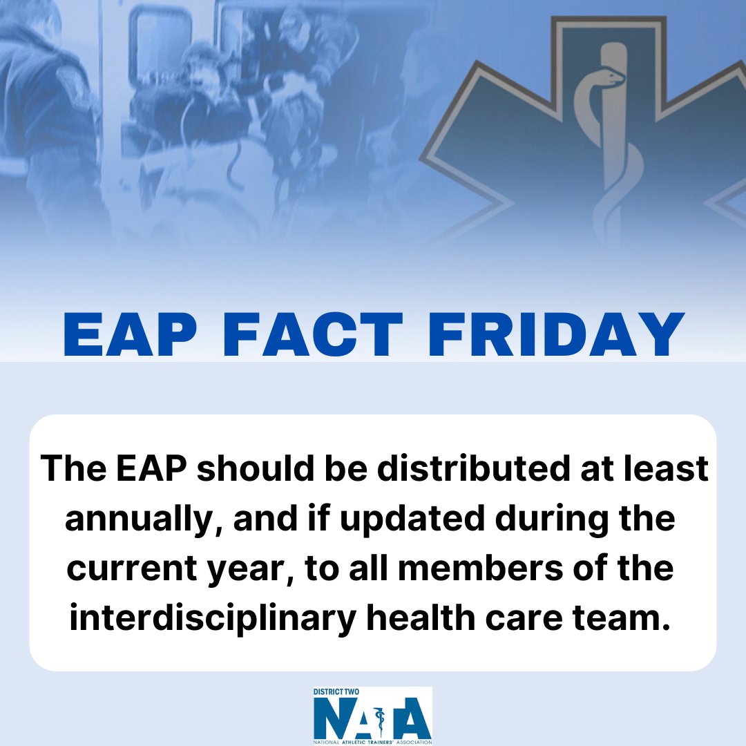 📢EAP Fact Friday 🔎
An EAP is only effective if everyone is on the same page.
Make sure your team knows the plan before an emergency happens 🚨