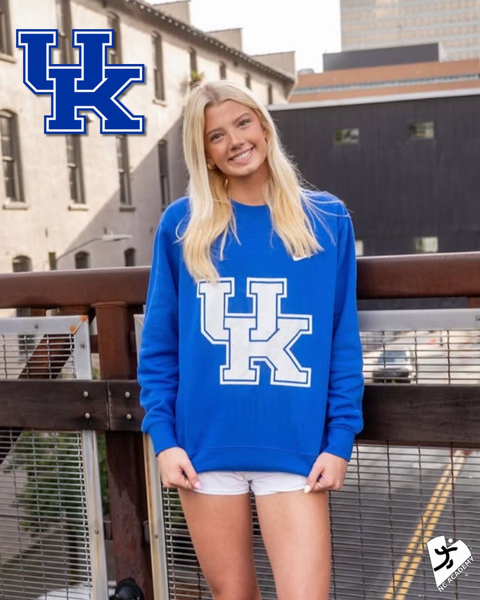 Congratulations to Elly Randolph, #Academy17Diamond and Reagan High School Class of 2027, on her recent commitment to the University of Kentucky #whyncacademy #gowildcats 💙🏐