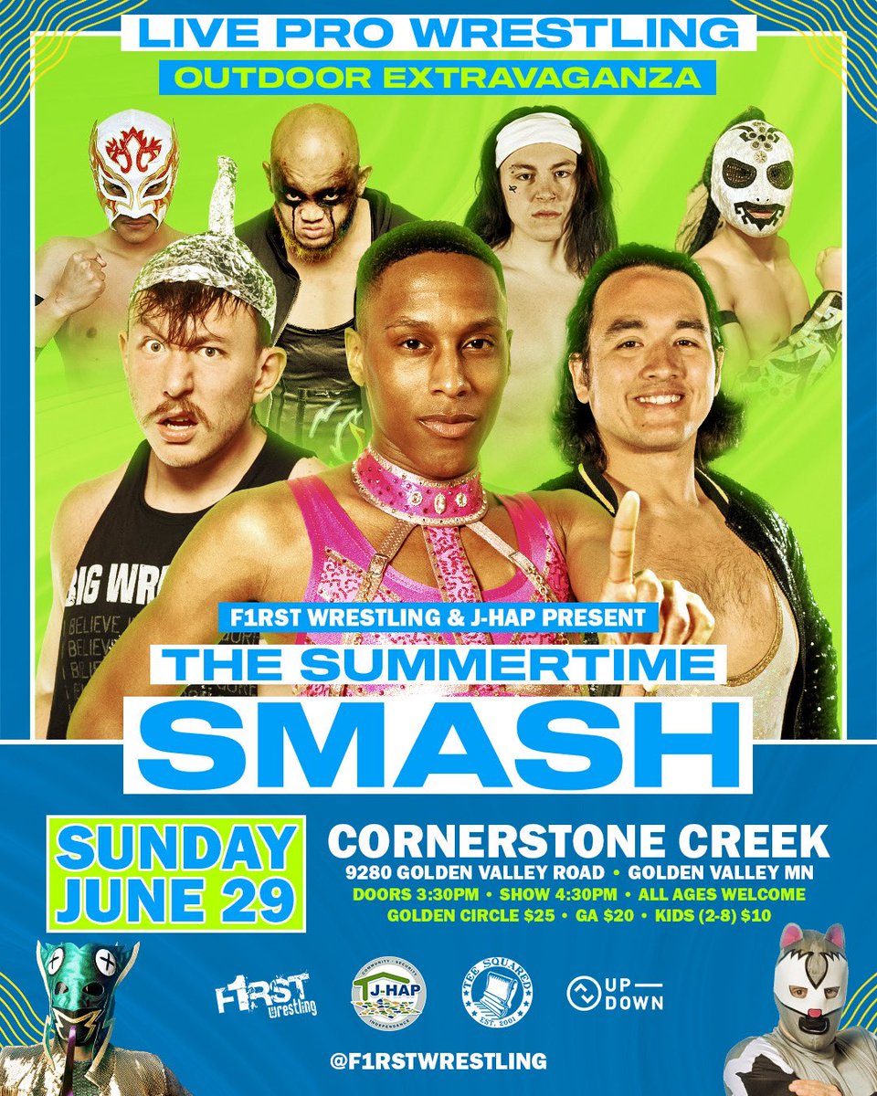 ☀️𝑻𝑯𝑬 𝑺𝑼𝑴𝑴𝑬𝑹𝑻𝑰𝑴𝑬 𝑺𝑴𝑨𝑺𝑯😎

SUNDAY | June 29th
Golden Valley, Minnesota
Doors 3:30pm | Show 4:30pm
All Ages Welcome

❗️TICKETS ARE STILL AVAILABLE❗️
🎟️ eventbrite.com/e/summertime-s…