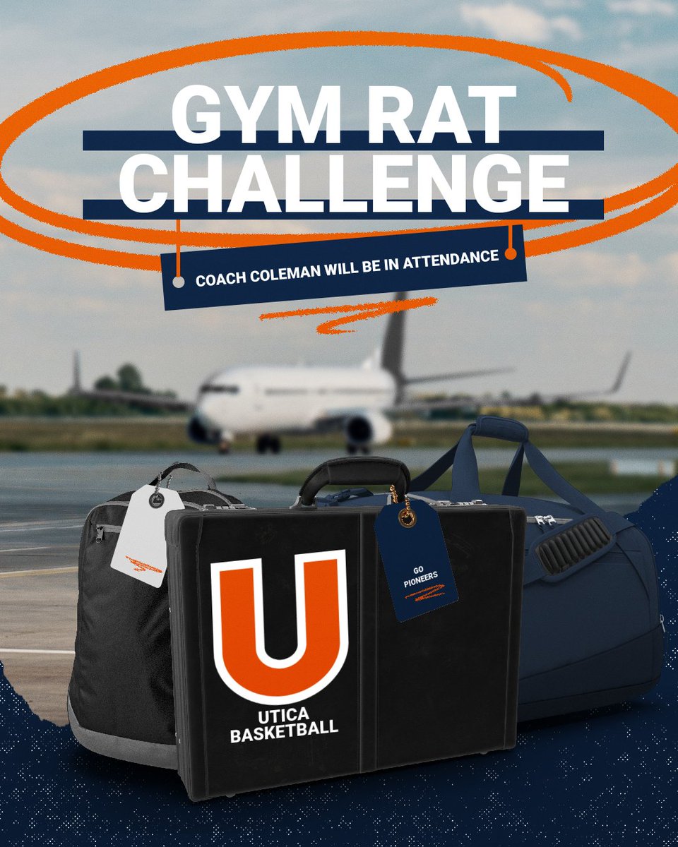 Utica Basketball (@uticahoops) on Twitter photo Back on the recruiting trail!  DM or drop your schedules below for the <a href="/gymratchallenge/">GymRat CHALLENGE-GymRat LIVE-GymRat RECRUITING IDX</a> this weekend!  We can't wait to watch our future Pioneers get to work! Back on the recruiting trail!  DM or drop your schedules below for the <a href="/gymratchallenge/">GymRat CHALLENGE-GymRat LIVE-GymRat RECRUITING IDX</a> this weekend!  We can't wait to watch our future Pioneers get to work!