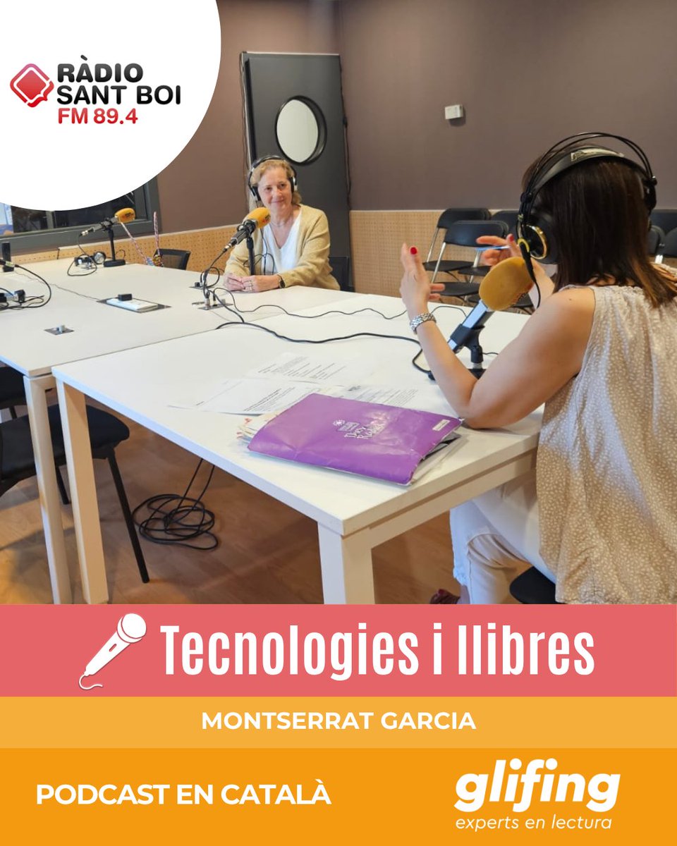 Glifing (@glifing) on Twitter photo Entrevista en Ràdio Sant Boi, Dies de Ràdio: PODCAST.
Montserrat parla de l'ús responsable de les noves tecnologies en la infància i l'adolescència.
Enllaç: drive.google.com/file/d/1-ESopZ…
#radio #podcast #radiosantboi <a href="/RadioSantBoi/">Ràdio Sant Boi</a> #lectura Entrevista en Ràdio Sant Boi, Dies de Ràdio: PODCAST.
Montserrat parla de l'ús responsable de les noves tecnologies en la infància i l'adolescència.
Enllaç: drive.google.com/file/d/1-ESopZ…
#radio #podcast #radiosantboi <a href="/RadioSantBoi/">Ràdio Sant Boi</a> #lectura