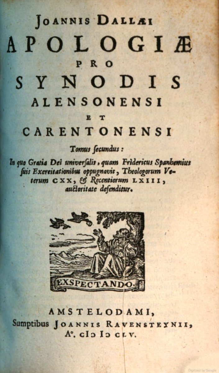 “…it was common and well known, as taught in the schools, that Christ died for all sufficiently, but efficiently for the elect alone… none of our churches have rejected this doctrine, or marked it as dangerous.”

—Jean Daillé 
Apologia for the Synods 
of Alençon and Carentan
