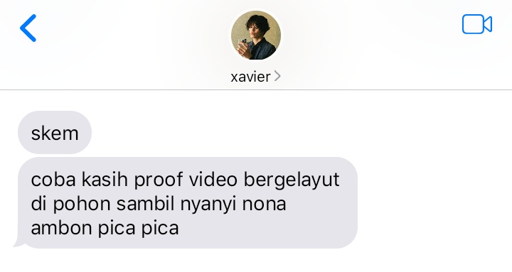 ❓ hidup harus tetap asbun, assalamualaikum yorobun ni gua sapi
💬 waalaikumsalam ditunggu proof-nya #tellonym tellonym.me/greynism/answe…