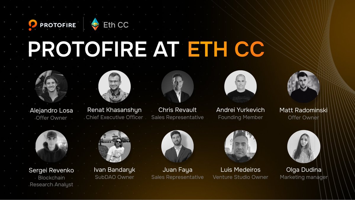 Protofire.io (@protofire) on Twitter photo Crypto + the Cรดte dโAzur? Say less ๐
<a href="/protofire/">Protofire | Token Utility Engineering</a> team is packing up for <a href="/EthCC/">EthCC - Ethereum Community Conference</a> in Cannes, June 30 โ July 3!
Catch us at side events and conference ๐
Want to meet? Drop us a message! ๐ Crypto + the Cรดte dโAzur? Say less ๐
<a href="/protofire/">Protofire | Token Utility Engineering</a> team is packing up for <a href="/EthCC/">EthCC - Ethereum Community Conference</a> in Cannes, June 30 โ July 3!
Catch us at side events and conference ๐
Want to meet? Drop us a message! ๐
