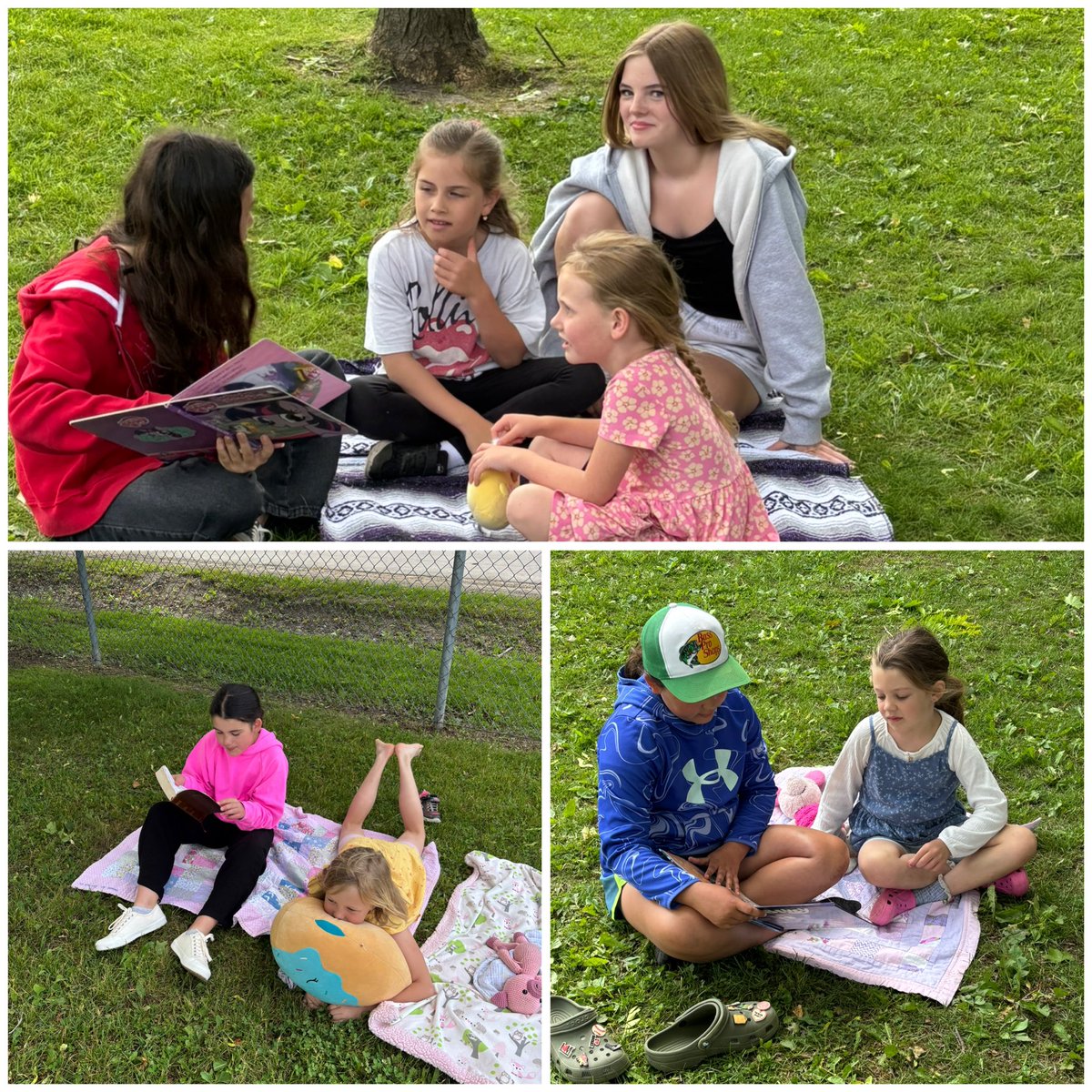 stluke130's tweet image. Teddy Bear Picnic with Sk/Gr1 and Gr 6/7 buddies! #PVNCBeingcommunity #learningbuddies