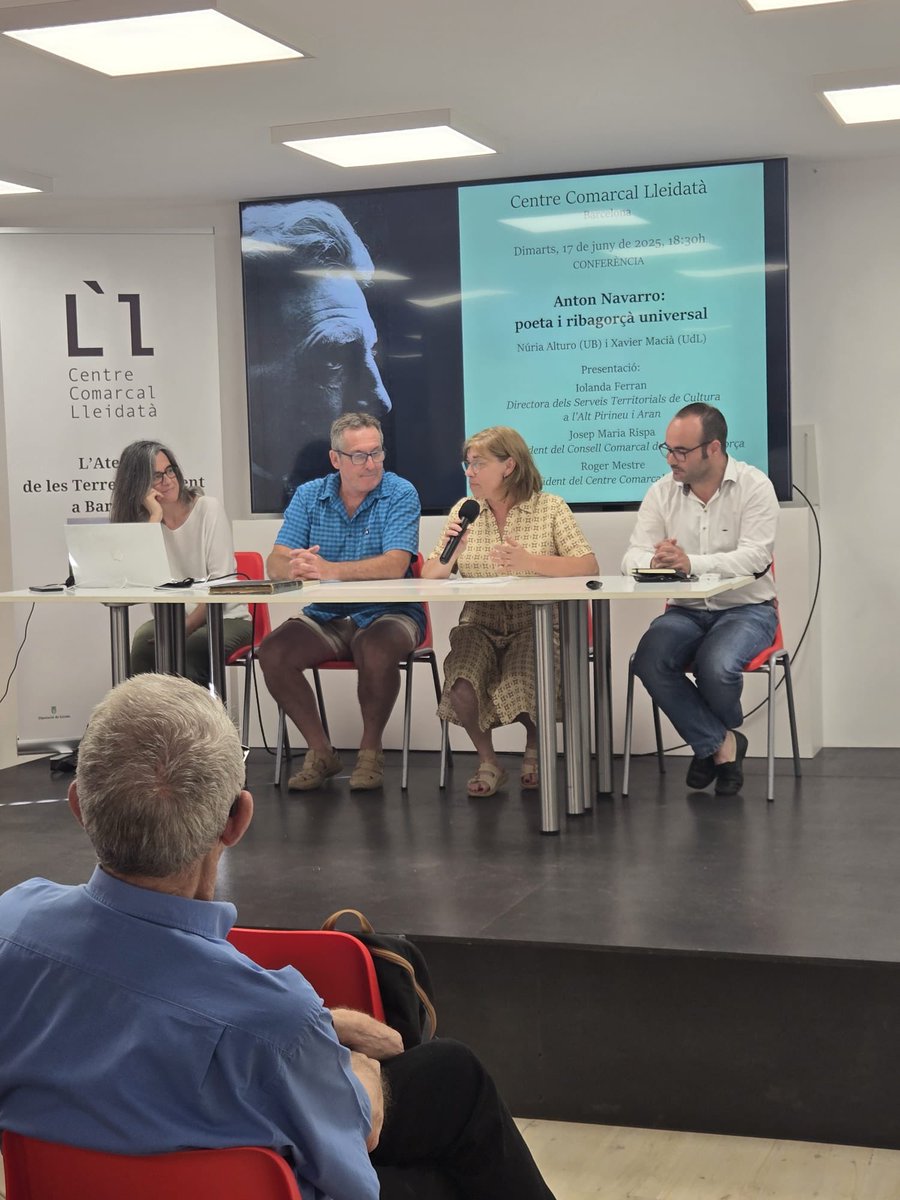Centre Comarcal Lleidatà (@cclleidata) on Twitter photo Aquesta setmana el <a href="/CCLleidata/">Centre Comarcal Lleidatà</a> ha rebut la visita de #IolandaFerran alcadessa de #elpontdesuert i delegada de <a href="/gencat/">Generalitat de Catalunya</a> Cultura Alt Pirineu i Aran que ha participat en l’homenatge al poeta Ribagorçà Mn. Navarro Aquesta setmana el <a href="/CCLleidata/">Centre Comarcal Lleidatà</a> ha rebut la visita de #IolandaFerran alcadessa de #elpontdesuert i delegada de <a href="/gencat/">Generalitat de Catalunya</a> Cultura Alt Pirineu i Aran que ha participat en l’homenatge al poeta Ribagorçà Mn. Navarro