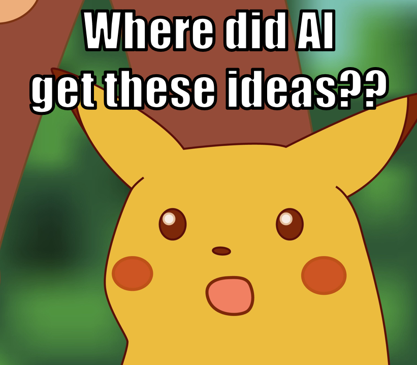 We train AI on human-selected or -generated data (yes, even taking a photo is concept selection – we capture what we find interesting; text even more so, expressing our conceptualisation of the world).
Then we’re surprised when the AI's concepts and representations are similar to