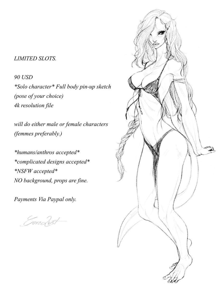 ggorelust's tweet image. hello sweets!
This will be the *only* time i am opening my services, due to unforeseen circumstances irl. Slots are limited.
You can reach me on discord @/gorelvst or on my alternate account @miiathepeach if interested.