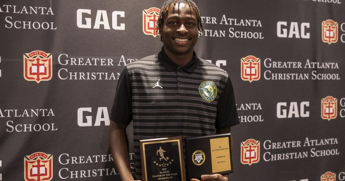 BOYS SOCCER PLAYER OF THE YEAR: Grayson's Tolu Adeyemi @graysonsoccer @graysonhssports bit.ly/3TlRug5