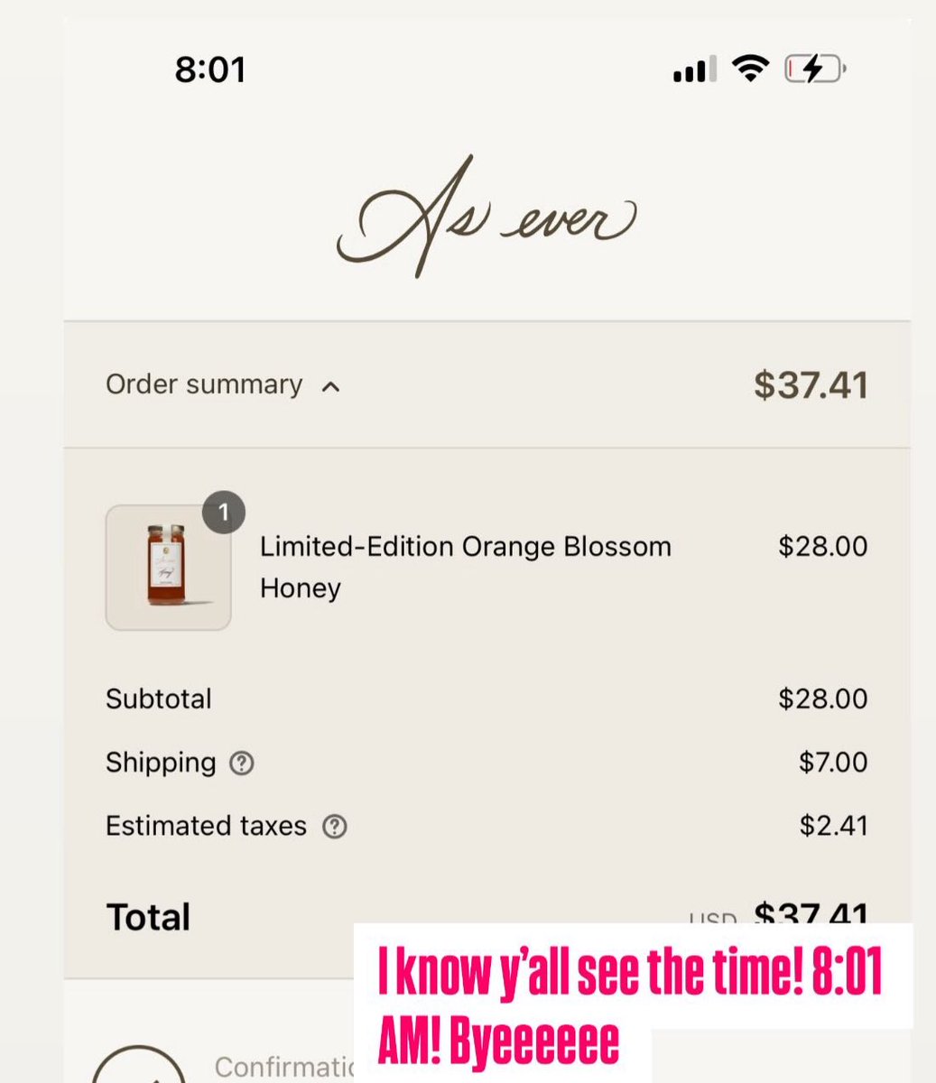 I snagged some #AsEverOfficial official honey! #AsEver #meghanSussex