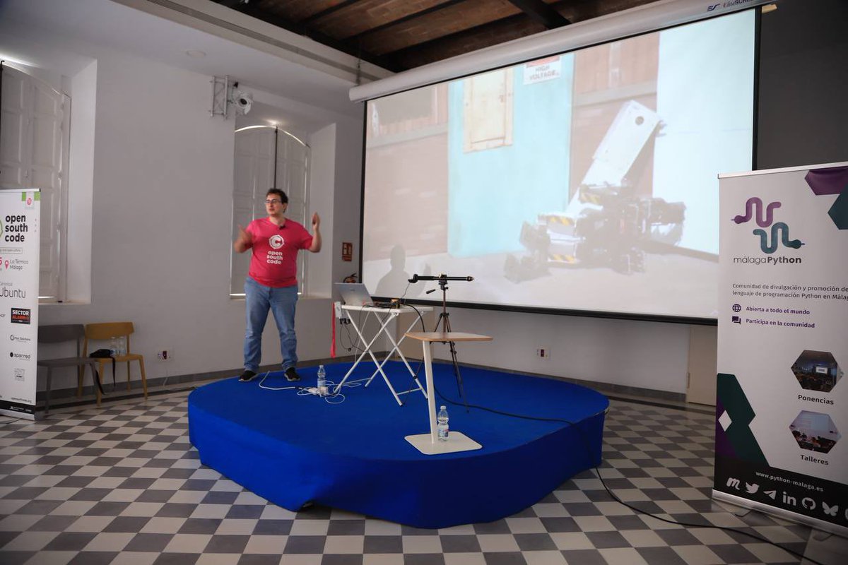 OpenSouthCode's tweet image. ⚡️ ¿Microcontroladores sin volverte loco con C++?

@nekmocom lo ha dejado claro en #OpenSouthCode25: con MicroPython, programar ESP32 o Raspberry Pi Pico puede ser fácil y divertido 🐍🔌

¡Gracias a quienes os habéis unido!
👉 opensouthcode.org/conferences/op…