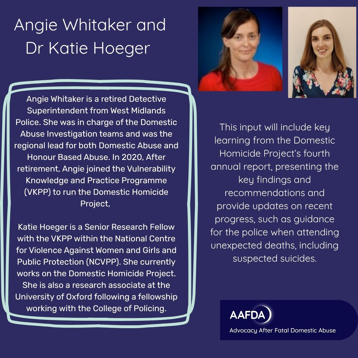 AAFDA6's tweet image. Introducing our speakers...tickettailor.com/events/aafda/1…