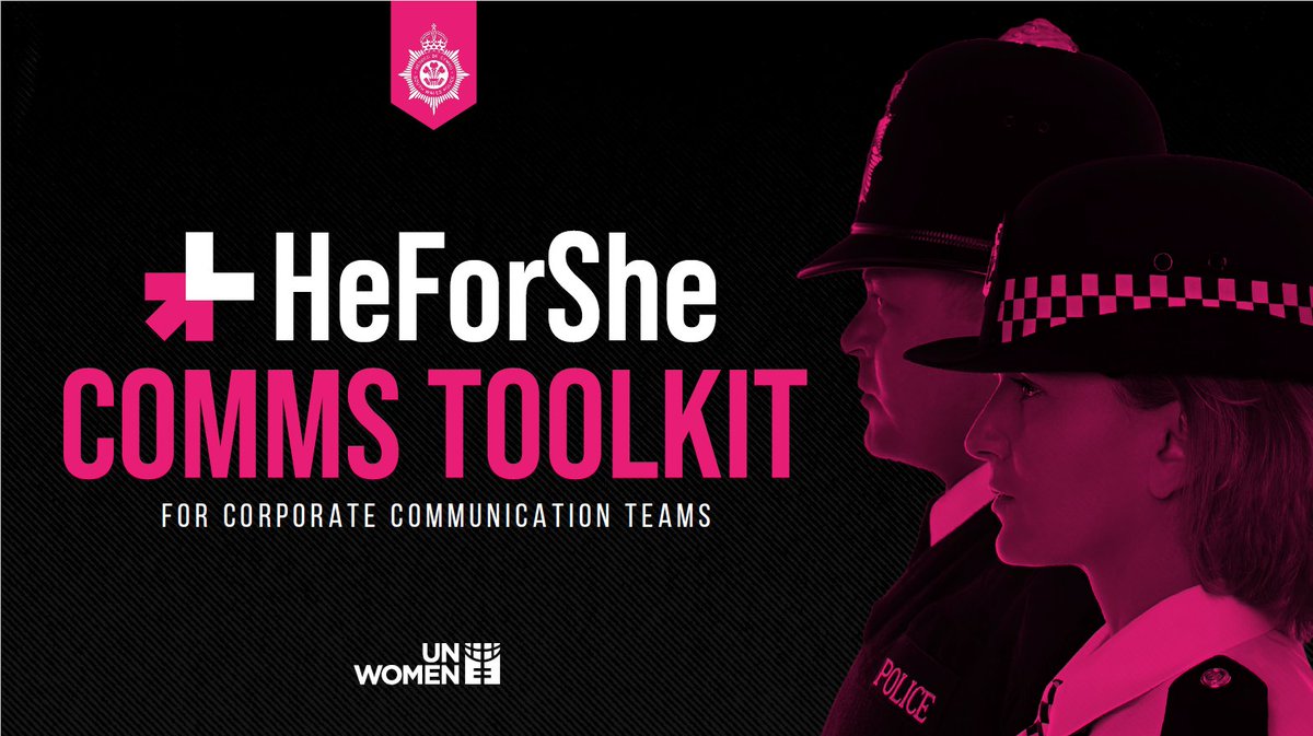 HeForShe Alliance member UK Policing recently released their new #HeForShe Communications Toolkit. 

This toolkit is designed to empower UK police forces, and police forces globally, to speak more authentically &amp; effectively about allyship.

Full toolkit: ow.ly/Sf7A50WckMk