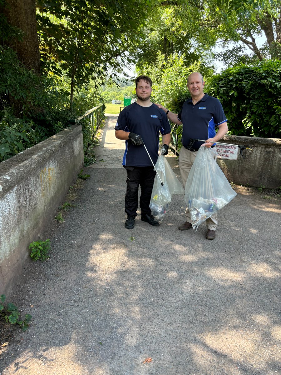 BartlettLTD's tweet photo. In honour of Employee Ownership Day, companies across the UK are engaging in celebrations,

To mark this special day and enjoy the weather, we at Bartlett grabbed our litter pickers, and teamed up with 
@Coastal_Waste to clean up from our office to Exeter's Quay,

Happy EO Day! https://t.co/exqY4W4ool