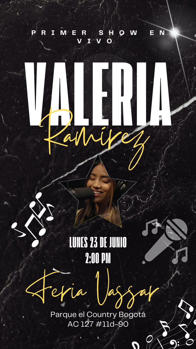 Compartan toda la información sobre el show de vale 🥹 para que vayan muchas personas, también si saben de gente que quiera ir no tenga boleta que me hablen estamos dando boletas gratis