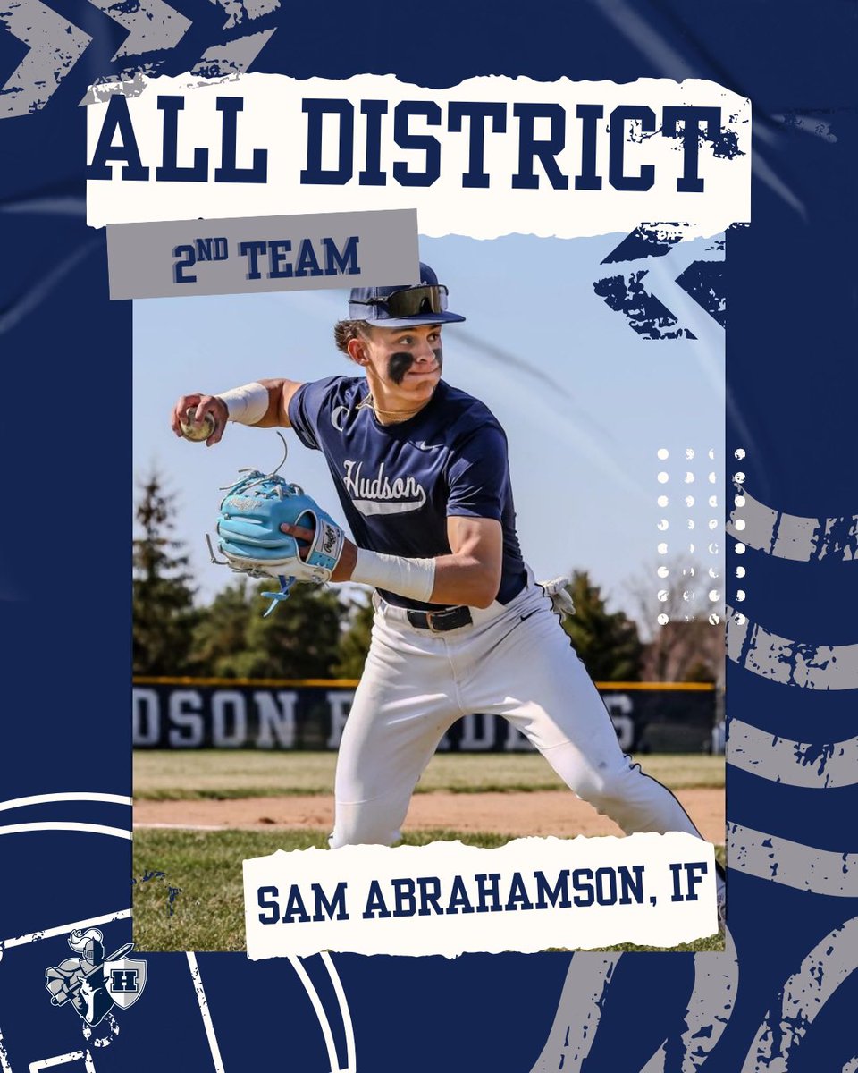 Hud_BaseballWI's tweet image. Congrats to Sam A and Sam M on being named 2nd Team All District. Great season boys!  #GoRaiders #Family