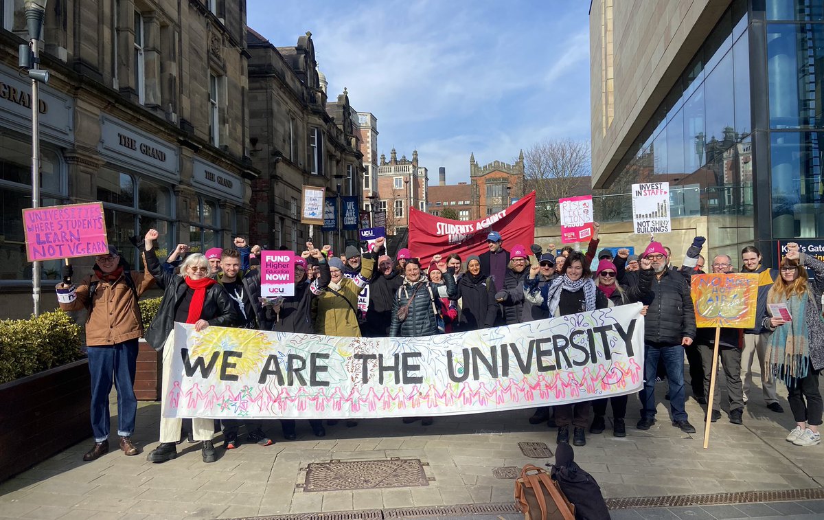 UCU Northern Region (@ucunorthern) on Twitter photo Newcastle University Vice Chancellor:
No “need for compulsory redundancies”
<a href="/ucu/">UCU</a> General Secretary <a href="/DrJoGrady/">Jo Grady</a>:
“I want to congratulate every single UCU member who has stood firm and demanded University management rule out compulsory redundancies”
ucu.org.uk/article/14061/… Newcastle University Vice Chancellor:
No “need for compulsory redundancies”
<a href="/ucu/">UCU</a> General Secretary <a href="/DrJoGrady/">Jo Grady</a>:
“I want to congratulate every single UCU member who has stood firm and demanded University management rule out compulsory redundancies”
ucu.org.uk/article/14061/…