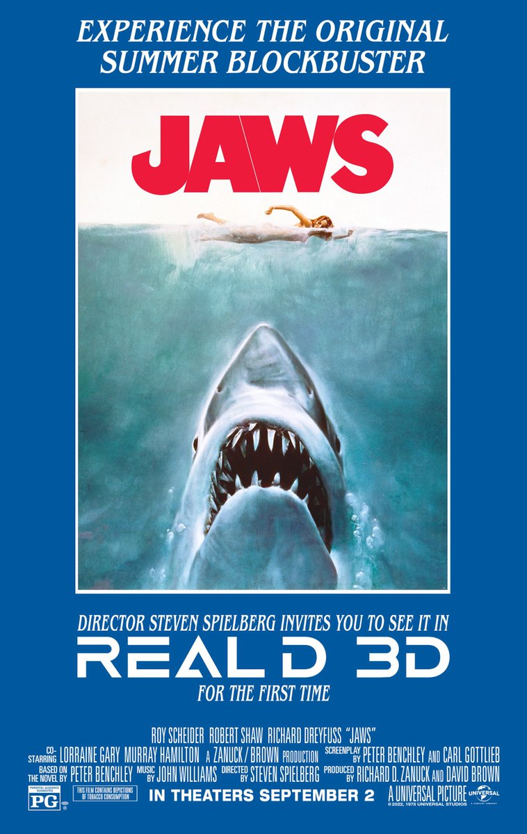 Adam Hlaváč (@adamhlavac) on Twitter photo Happy #Jaws50! Easily one of the most iconic films ever, and it’s time <a href="/UniversalPics/">Universal Pictures</a> released the 3D Blu-ray. Get it off your hard drive and into my player. Thanks! Happy #Jaws50! Easily one of the most iconic films ever, and it’s time <a href="/UniversalPics/">Universal Pictures</a> released the 3D Blu-ray. Get it off your hard drive and into my player. Thanks!