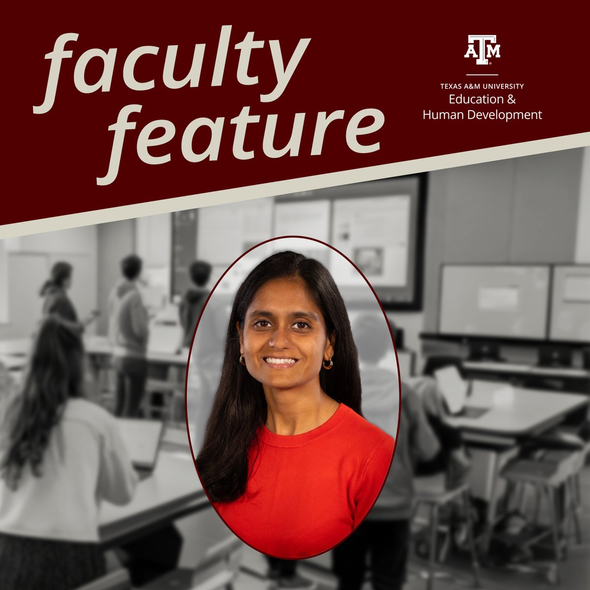 cehdtamu's tweet image. Dr. Ananya Tiwari has accepted a role in the U.S. Research Advisory Council for Springer Nature, where she will help shape how educational psychology research is communicated and applied worldwide.
To learn more, visit tx.ag/SpringerTiwari.
#CEHD #TAMU #Research #EdPsych