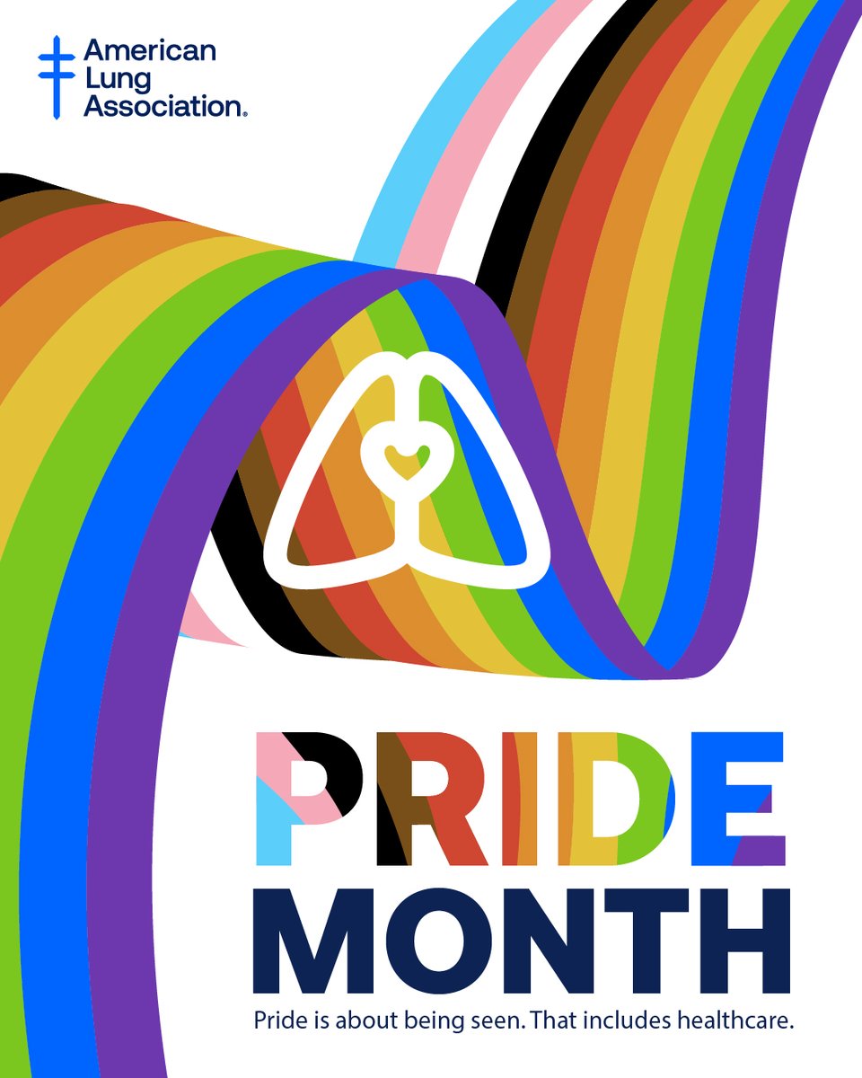 LGBTQ+ people face lung health issues like asthma &amp; COPD too, but often aren’t asked about their identity in healthcare. Too many stories go uncounted and needs unmet. This Pride Month, let’s raise awareness &amp; push for inclusive health data. Learn more: on.lung.org/434tS50