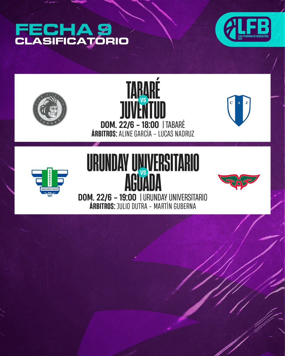 ☑️ Árbitros confirmados 

#LFB