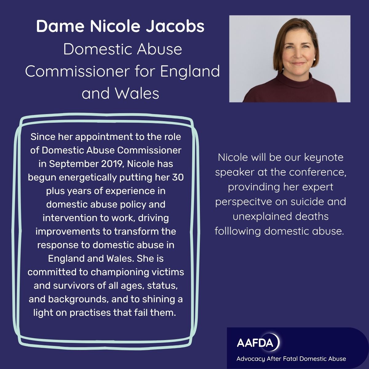 AAFDA6's tweet image. Introducing our speakers...tickettailor.com/events/aafda/1…