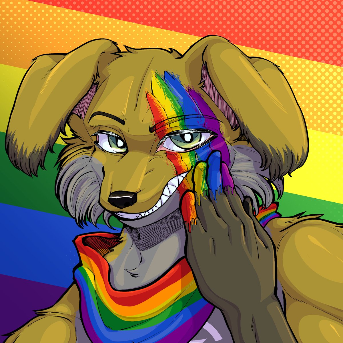 Just_Rayl's tweet image. Paint your pride YCH for @sherman_dragon!
Thanks a lot for commissioning me