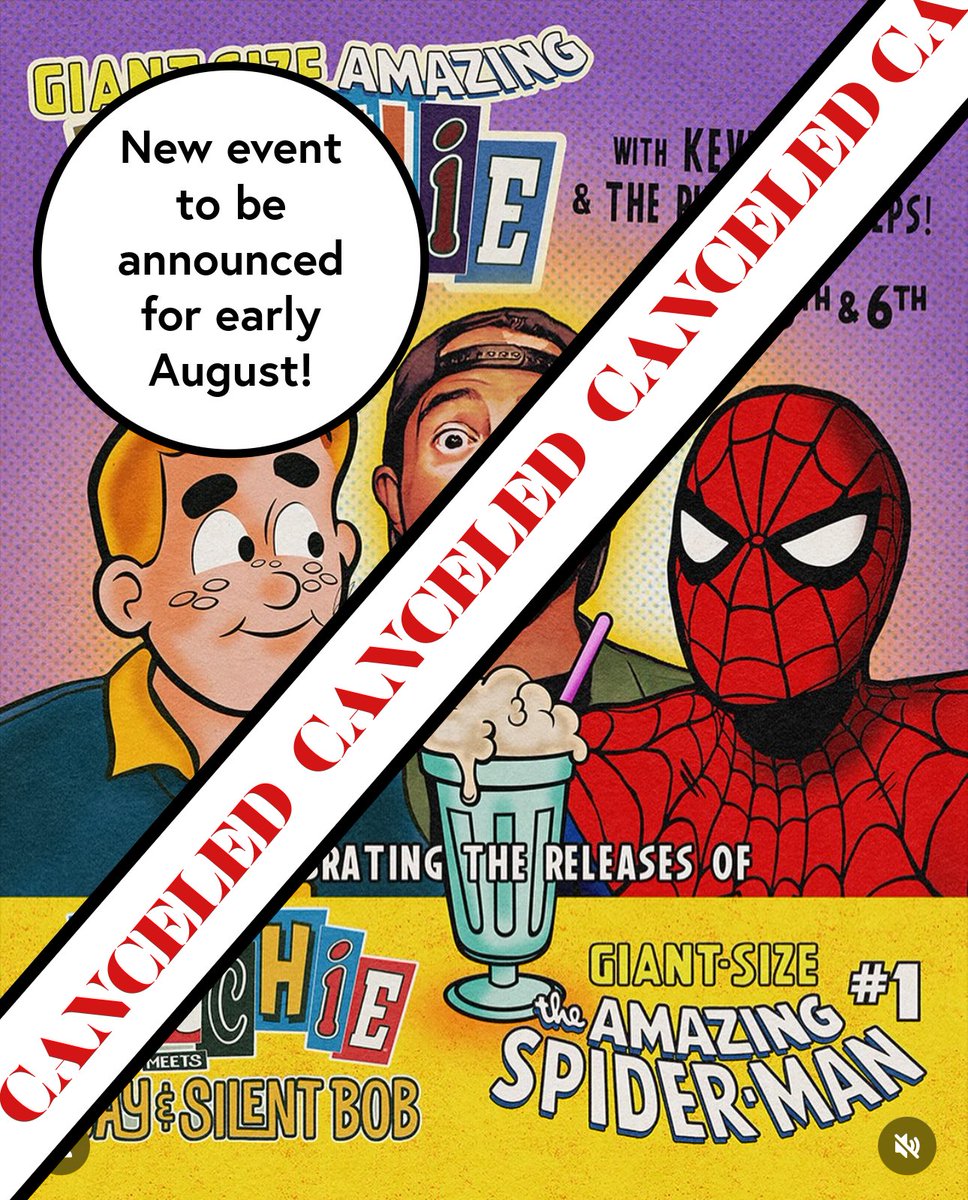 The_SecretStash's tweet image. Due to scheduling issues, we regret we need to cancel this event. Working on rescheduling for a date in early August. Please stay tuned, and keep reading comics!
