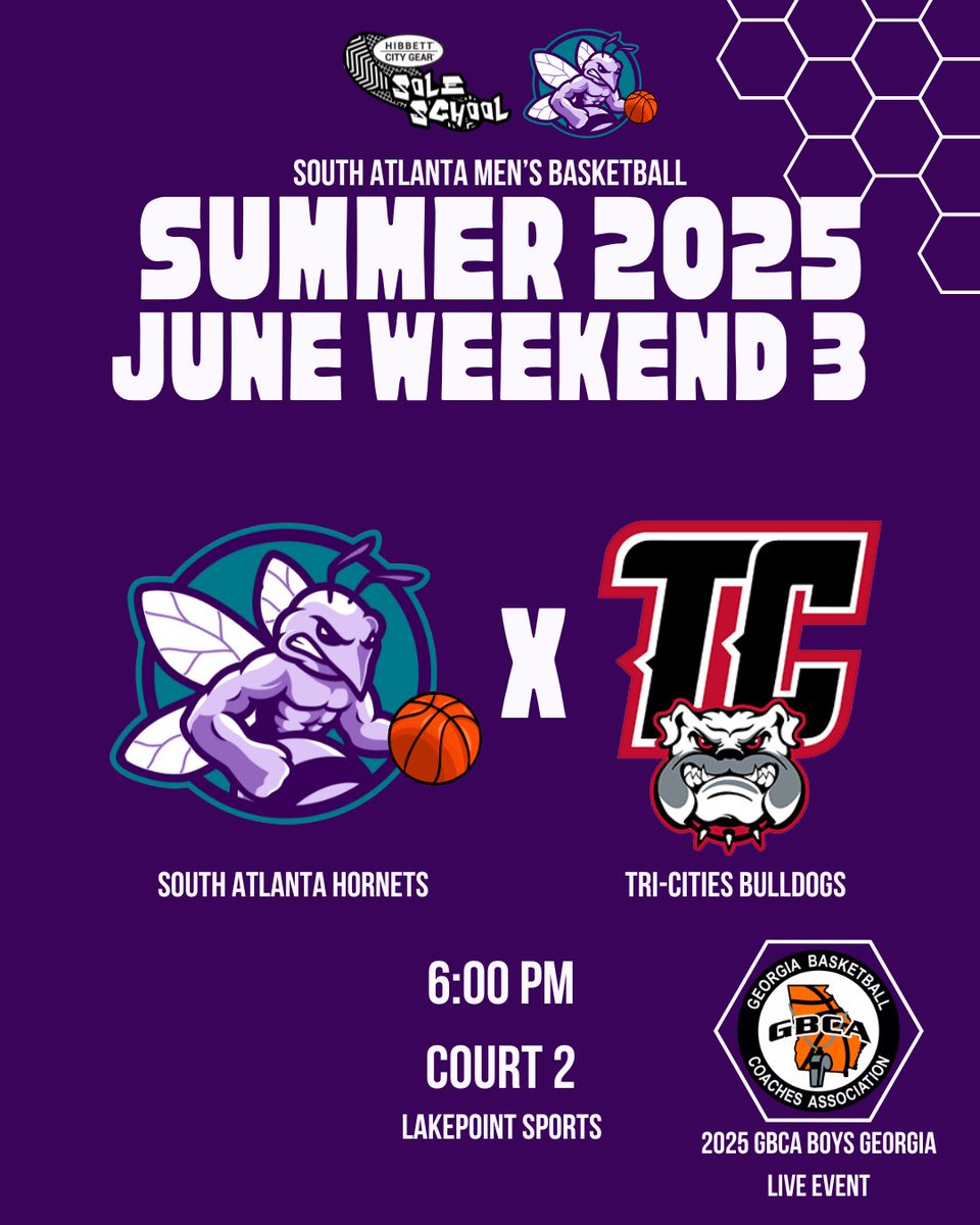 Our GBCA Live Period Schedule kicks off tonight (6PM) against Tri-Cities on Court 2 at LakePoint Sports!