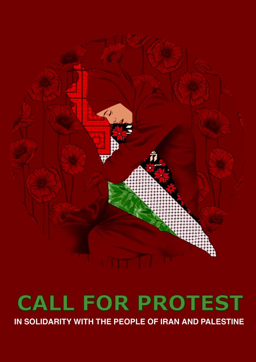 🔻CALL TO PROTEST: In Solidarity with the People of Iran and Palestine 

[Thread]

#letgazalive #freepalestine