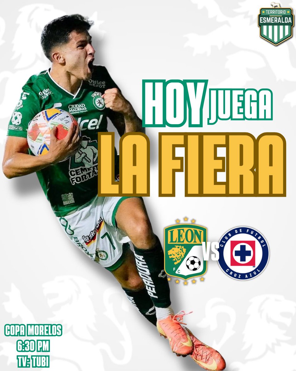 PRETEMPORADA 🦁 | El Club León inicia su preparación de cara al próximo torneo de la Liga Mx ⚽️

La Fiera se enfrenta al Cruz Azul hoy en punto de las 6:30 PM en el Estadio Agustín Curuco Díaz ¡A ganar mis verdes! 💚🏟️

#TerritorioEsmeralda #DejandoHuella