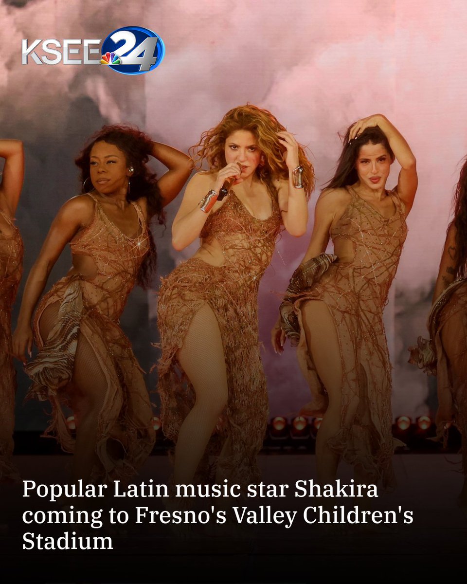 #BREAKING: Popular Latin music star and Grammy-winning artist Shakira made it official on Friday, announcing plans to appear in the Central Valley.

Details: yourcentralvalley.com/news/local-new…