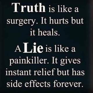 vegastarr's tweet image. Truth Vs. Lie