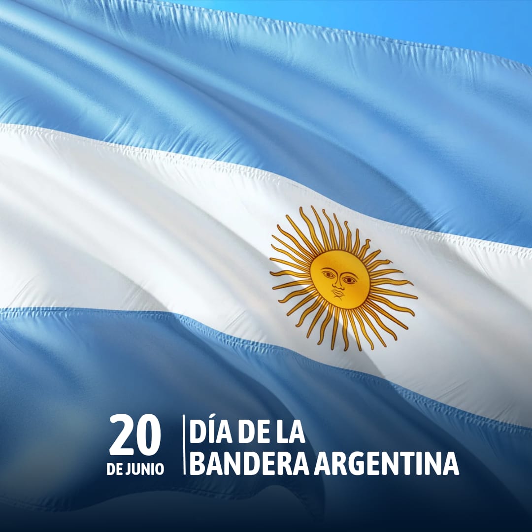 JDiazPrado's tweet photo. 🇦🇷 20 de junio 🇦🇷
Día de la Bandera Argentina

En conmemoración al paso a la inmortalidad de su creador, el Gral Manuel Belgrano, en 1820.

Nuestra bandera un símbolo de coraje y patriotismo que nos guía para seguir construyendo soberanía y futuro.

¡Viva la Patria!

#20dejunio https://t.co/igziIAdebE