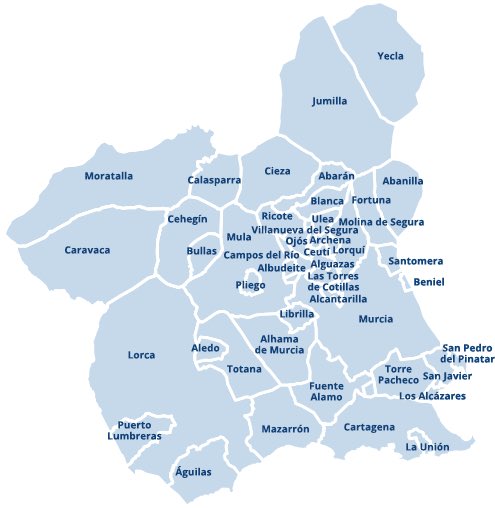 NOesMurcia's tweet photo. 🗺️ En vez de asumir una sola capital como centro absoluto, ¿por qué no se respetan las 45 identidades municipales que conforman la Región?
🔷La riqueza está en la #diversidad, no en la #homogeneidad.
Nombrarnos bien es reconocernos mejor. https://t.co/A4vmNkTAg3
