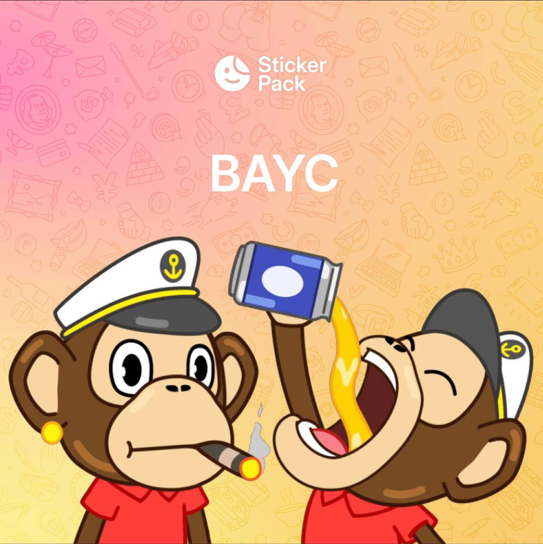 Sticker Pack (@stickers_tg) on Twitter photo Bored Ape Yacht Club | <a href="/BoredApeYC/">Bored Ape Yacht Club ๐</a>
What started as a groundbreaking NFT collection has grown into a global cultural phenomenon โ featured by celebrities, dominating Web3 spaces, and redefining digital identity
And now BAYC by Yuga Labs is on Telegram!
5,555 supply Bored Ape Yacht Club | <a href="/BoredApeYC/">Bored Ape Yacht Club ๐</a>
What started as a groundbreaking NFT collection has grown into a global cultural phenomenon โ featured by celebrities, dominating Web3 spaces, and redefining digital identity
And now BAYC by Yuga Labs is on Telegram!
5,555 supply