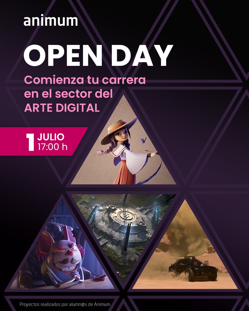 ¿Sueñas con trabajar en el mundo de la animación? 🪄

¡Únete a nuestro Open Day online y gratuito!

Te ayudará a: 

🎯Encontrar tu rol ideal
🎯Comprender cómo funciona el sector por dentro

Fecha: 1 de Julio a las 17.00h (España)
🚀 Plazas limitadas — hubs.la/Q03sZKTr0