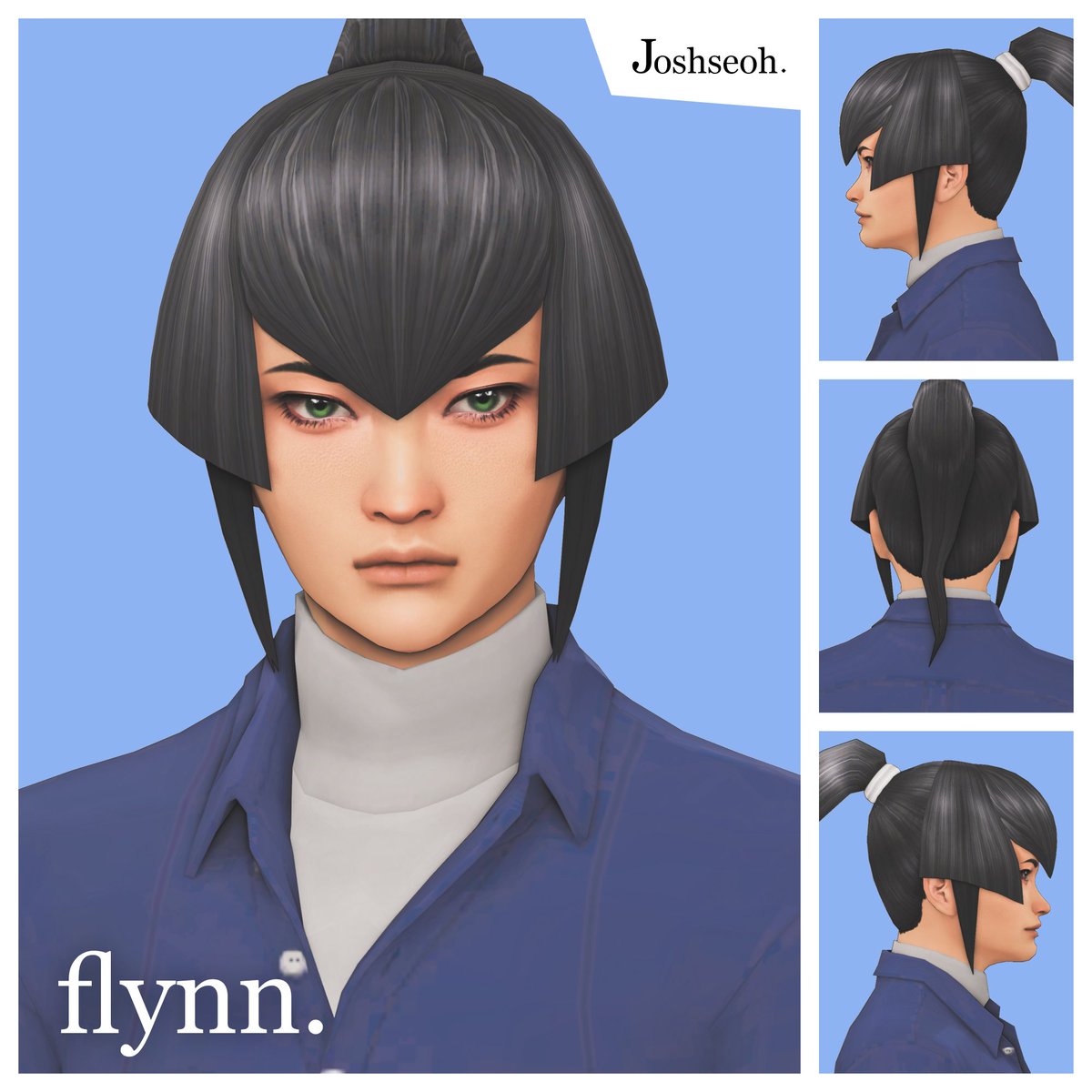 joshseoh's tweet image. Flynn (Shin Megami Tensei IV) Hair
Now available for download!
Public release: 3-July-2025
#TheSims4