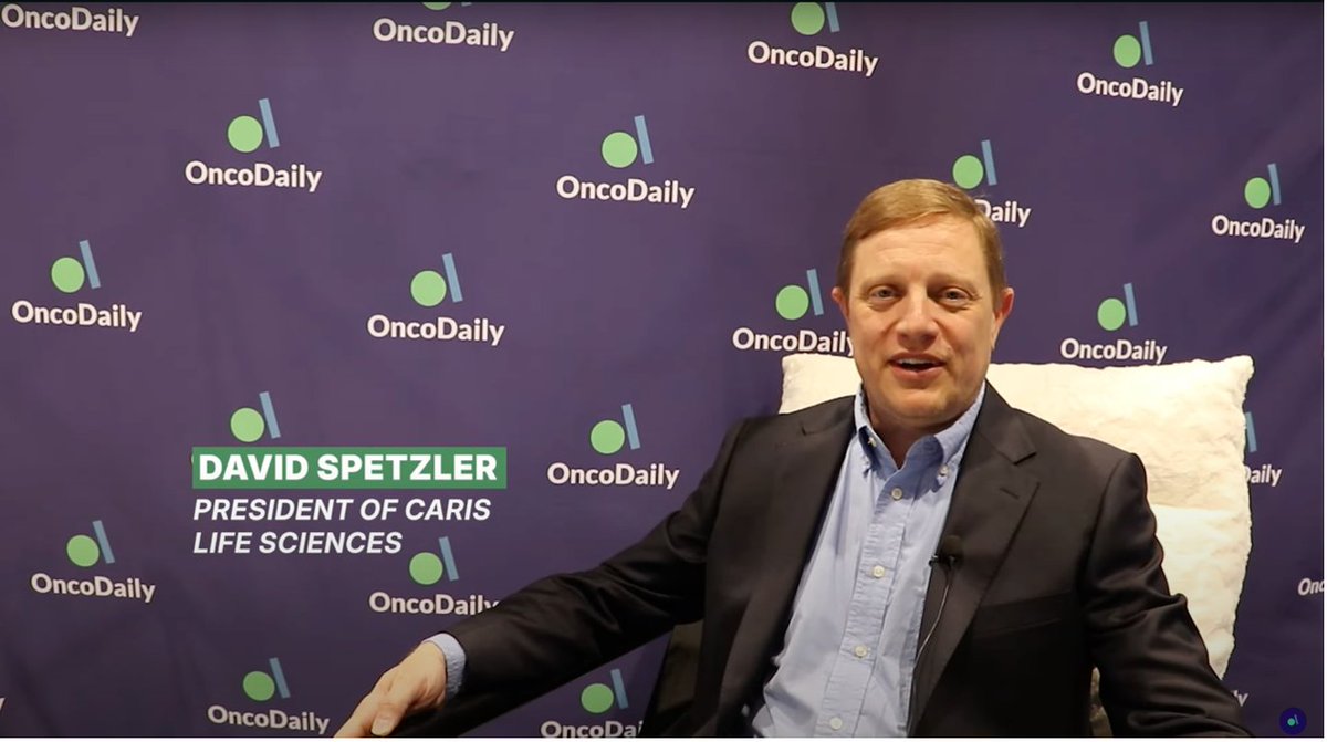 Dr. David Spetzler, President of Caris Life Sciences, joined <a href="/oncodaily/">OncoDaily</a> TV during #ASCO25 to discuss how AI and molecular data are advancing precision oncology. Watch now: ow.ly/o9iz50We1oa