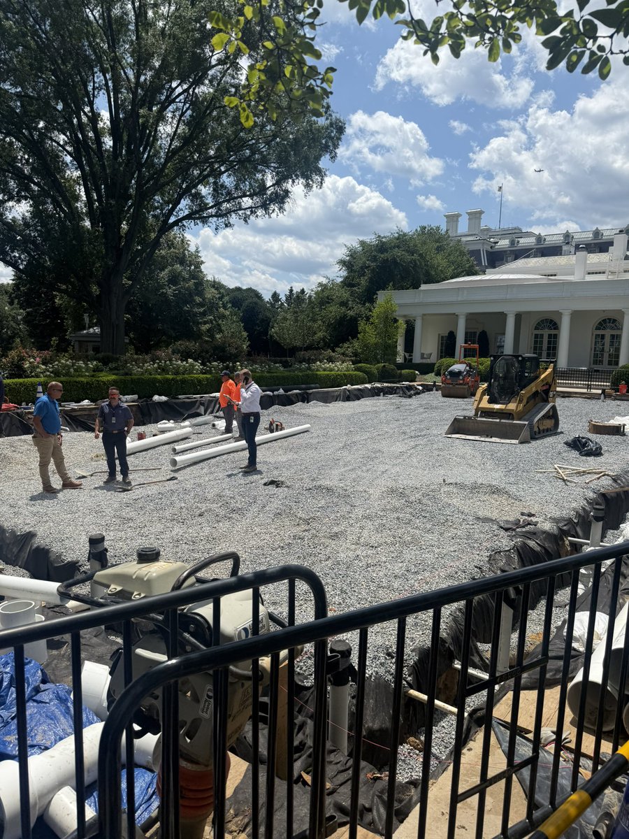 The Rose Garden today: